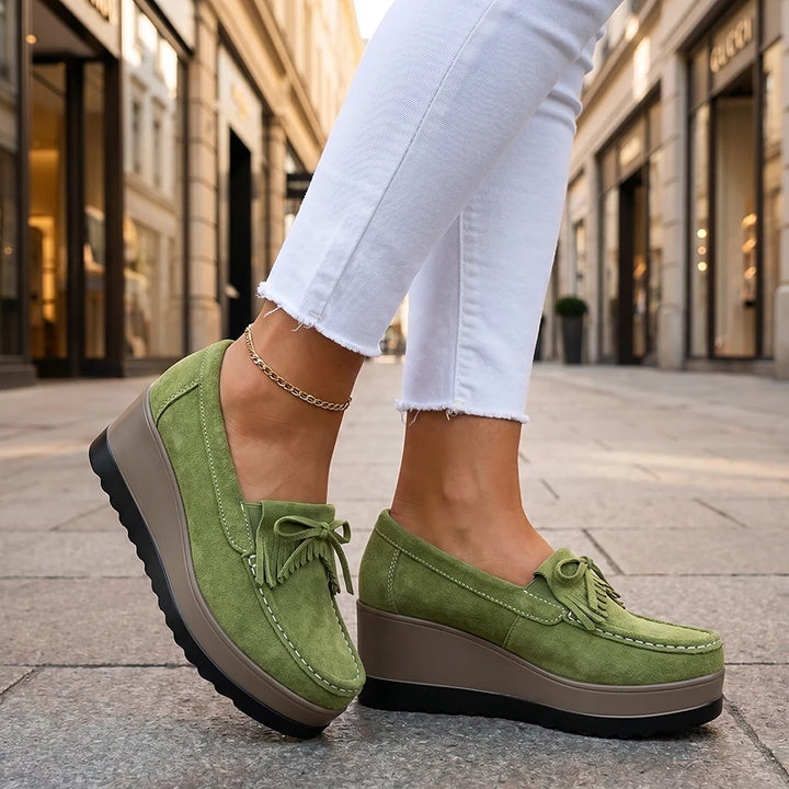Faustine Suede Loafers