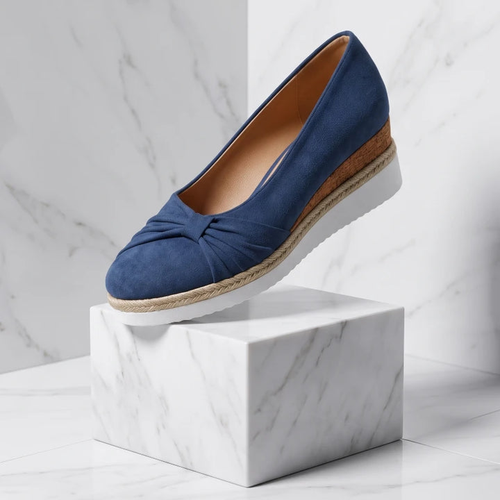 Elise Suede Wedges