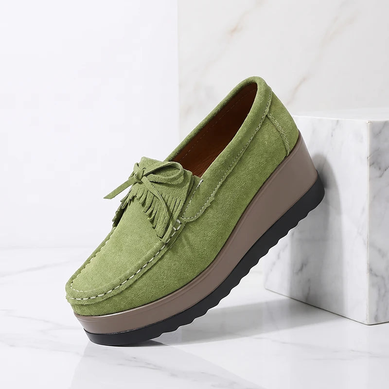 Faustine Suede Loafers
