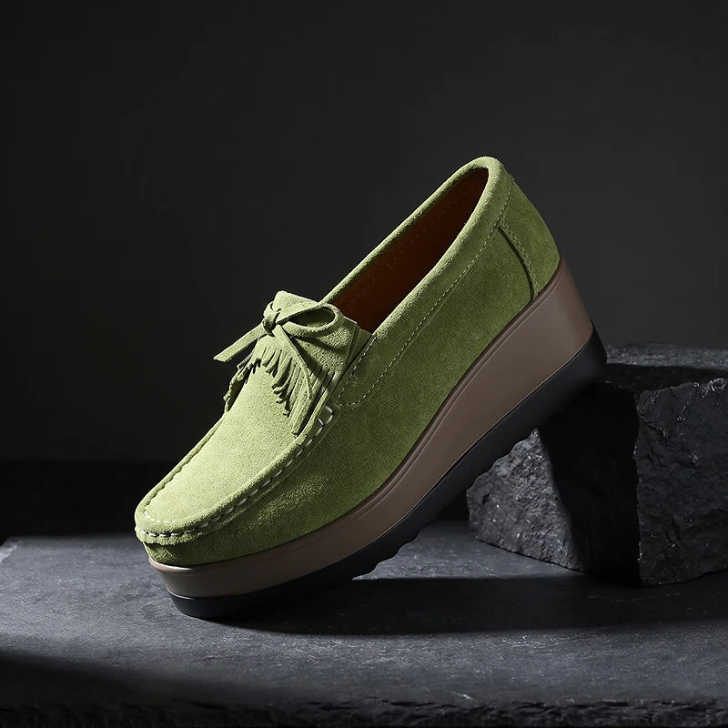 Faustine Suede Loafers