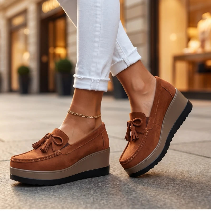 Faustine Suede Loafers