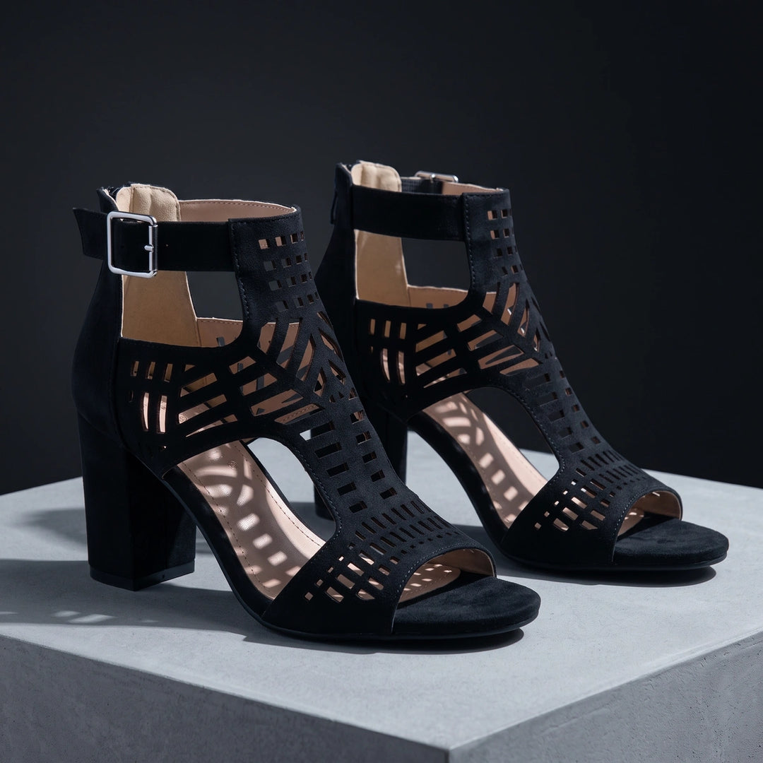 Lucie Leather Heels