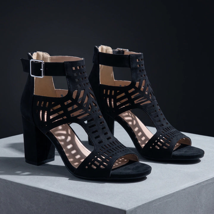 Lucie Leather Heels