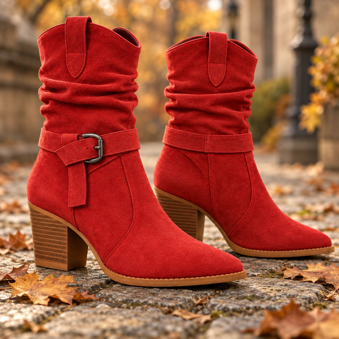 Mallory Suede Mid-Calf Boots