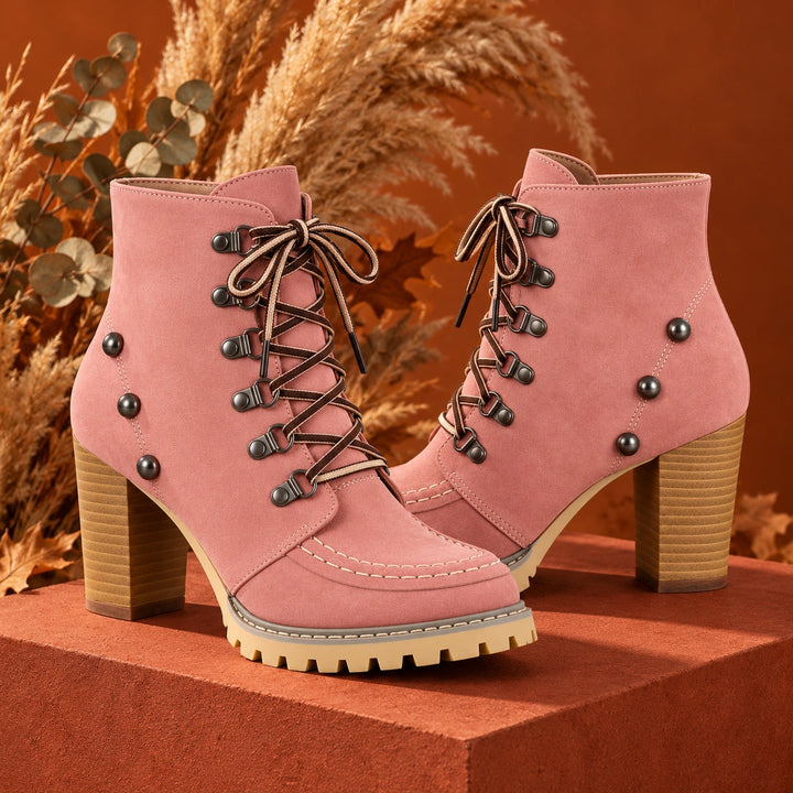 Donna Lace-Up Boots