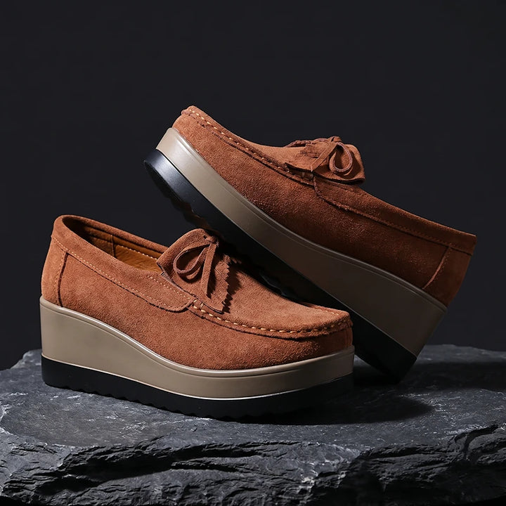 Faustine Suede Loafers
