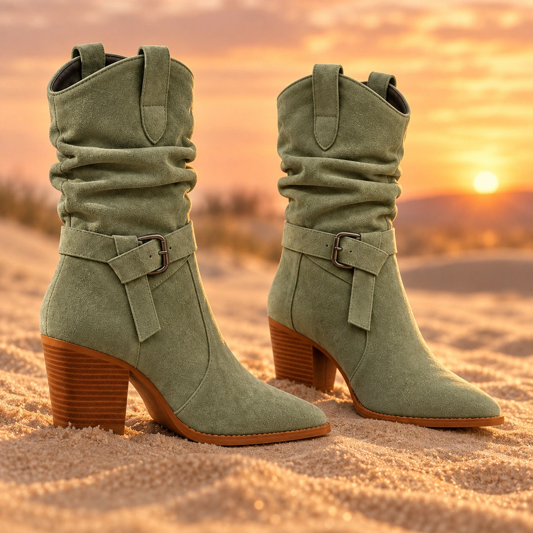 Mallory Suede Mid-Calf Boots