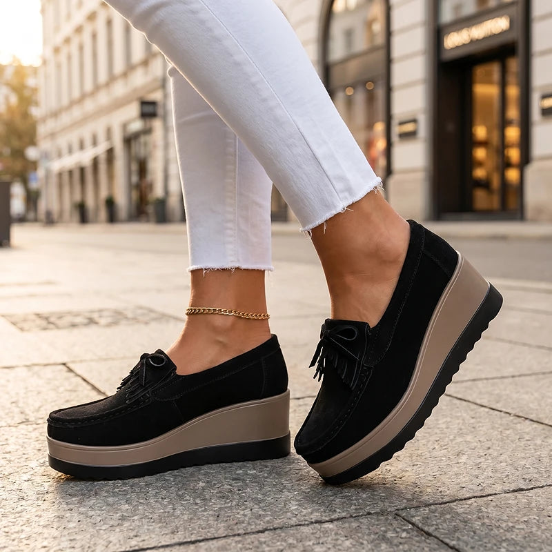 Faustine Suede Loafers