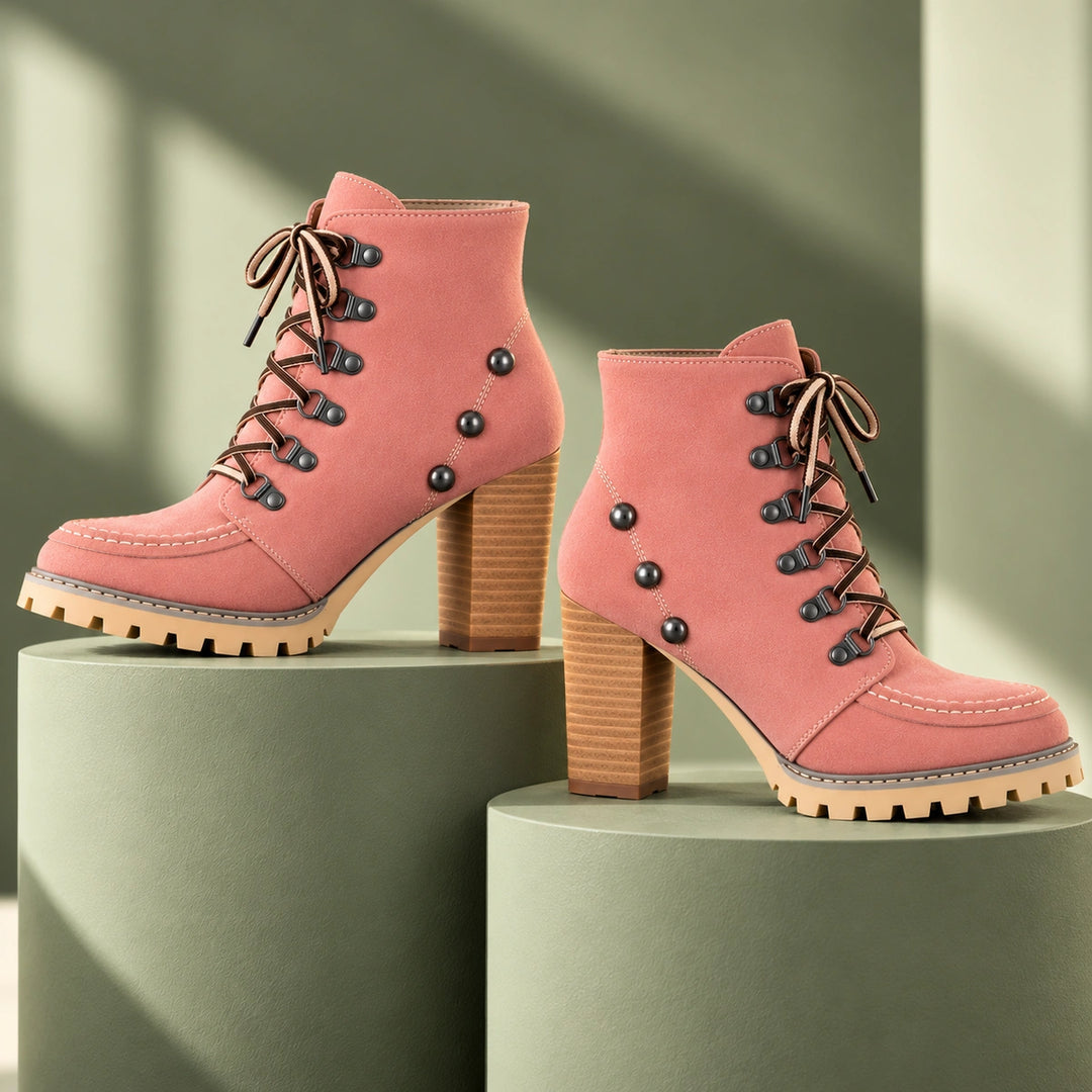 Donna Lace-Up Boots