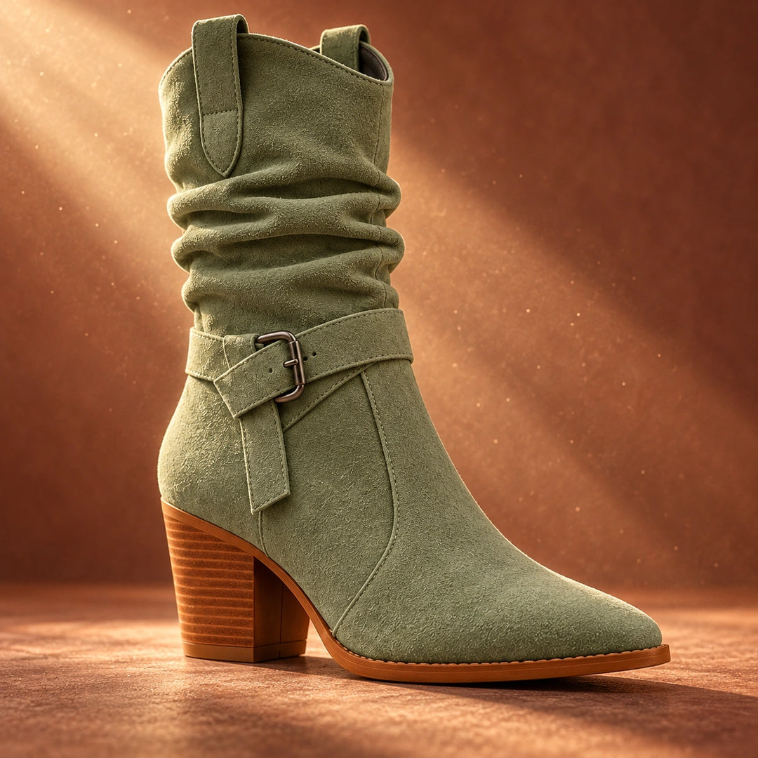 Mallory Suede Mid-Calf Boots