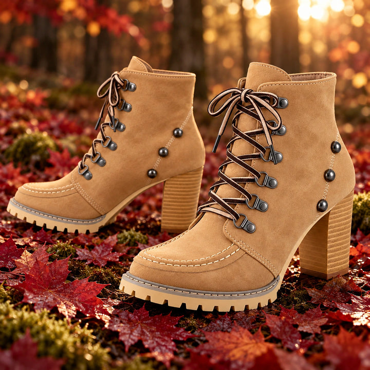 Donna Lace-Up Boots