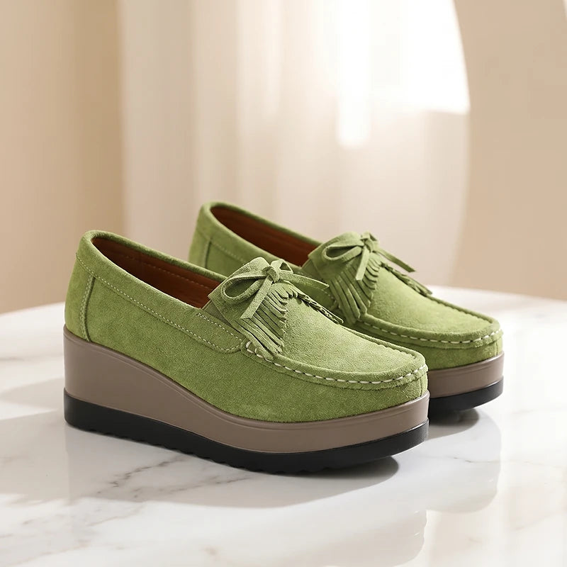 Faustine Suede Loafers