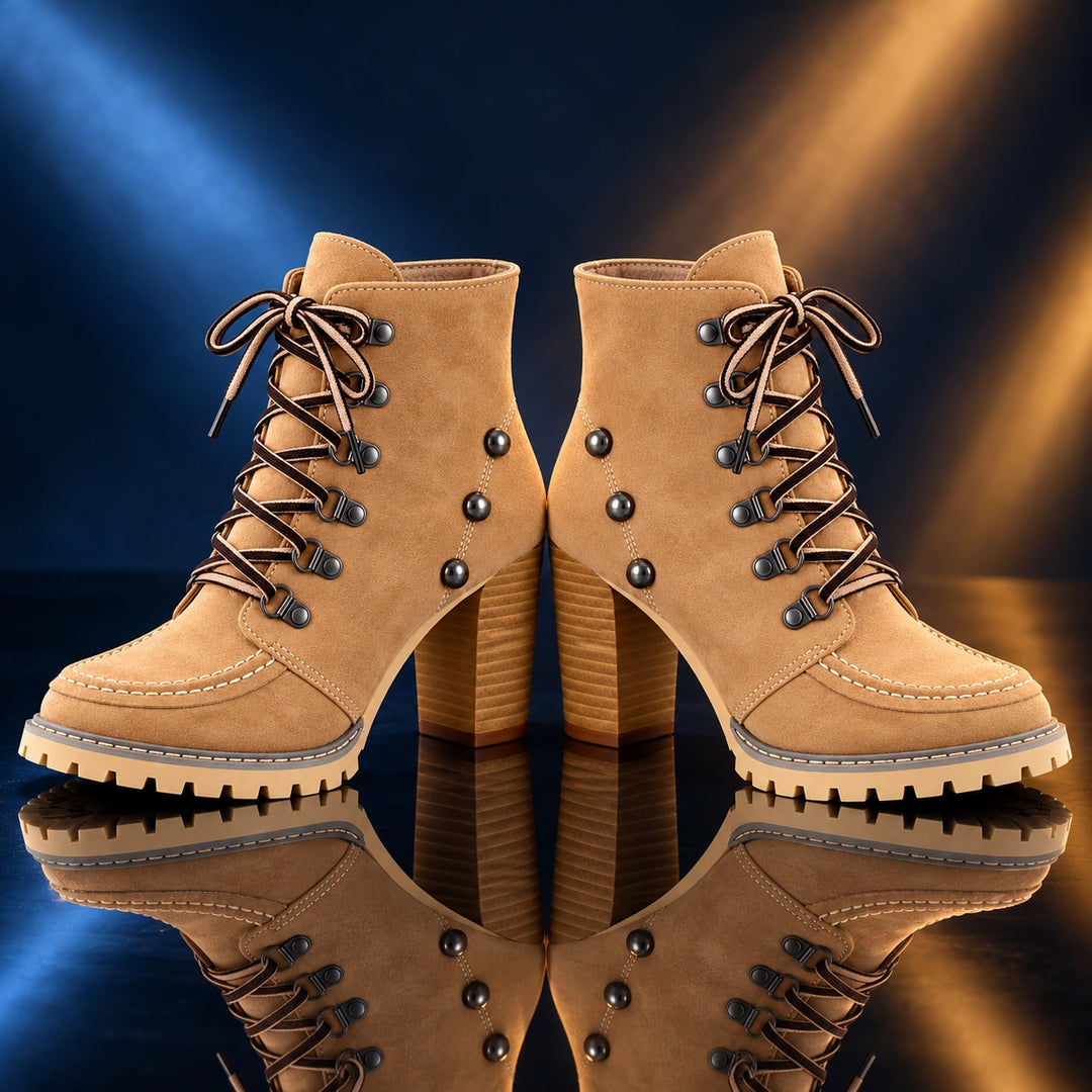 Donna Lace-Up Boots