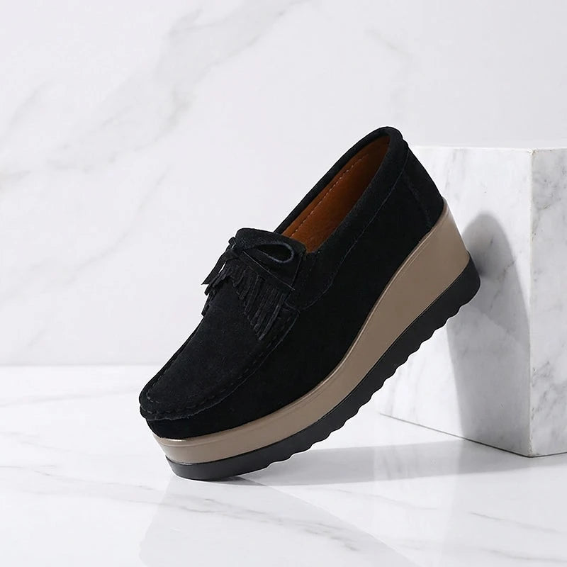 Faustine Suede Loafers