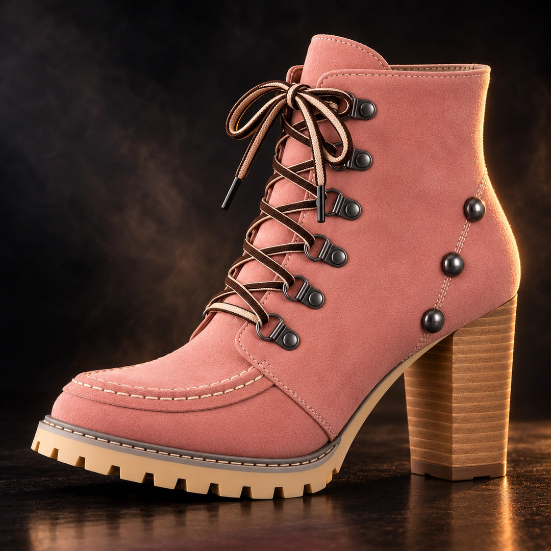 Donna Lace-Up Boots