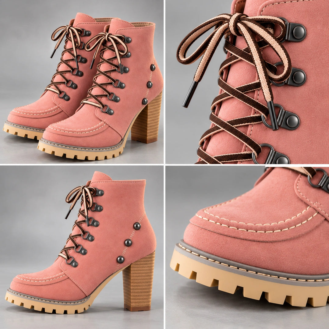Donna Lace-Up Boots