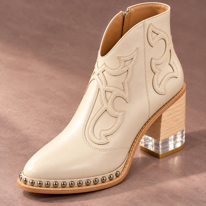 Sonia Leather Western Boots