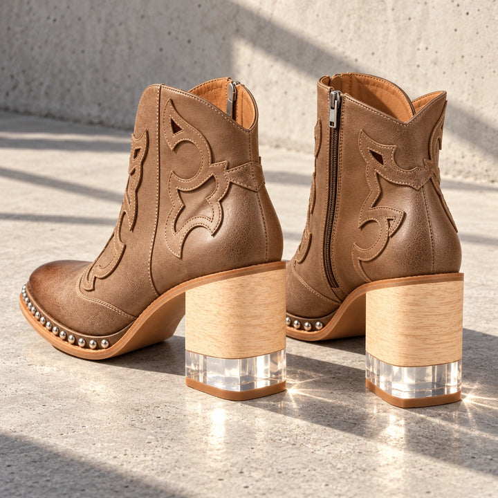 Sonia Leather Western Boots