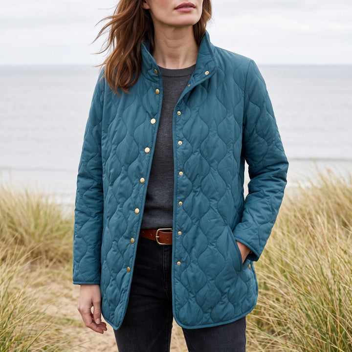 Rosalind Lightweight Quilted Jacket - Teal