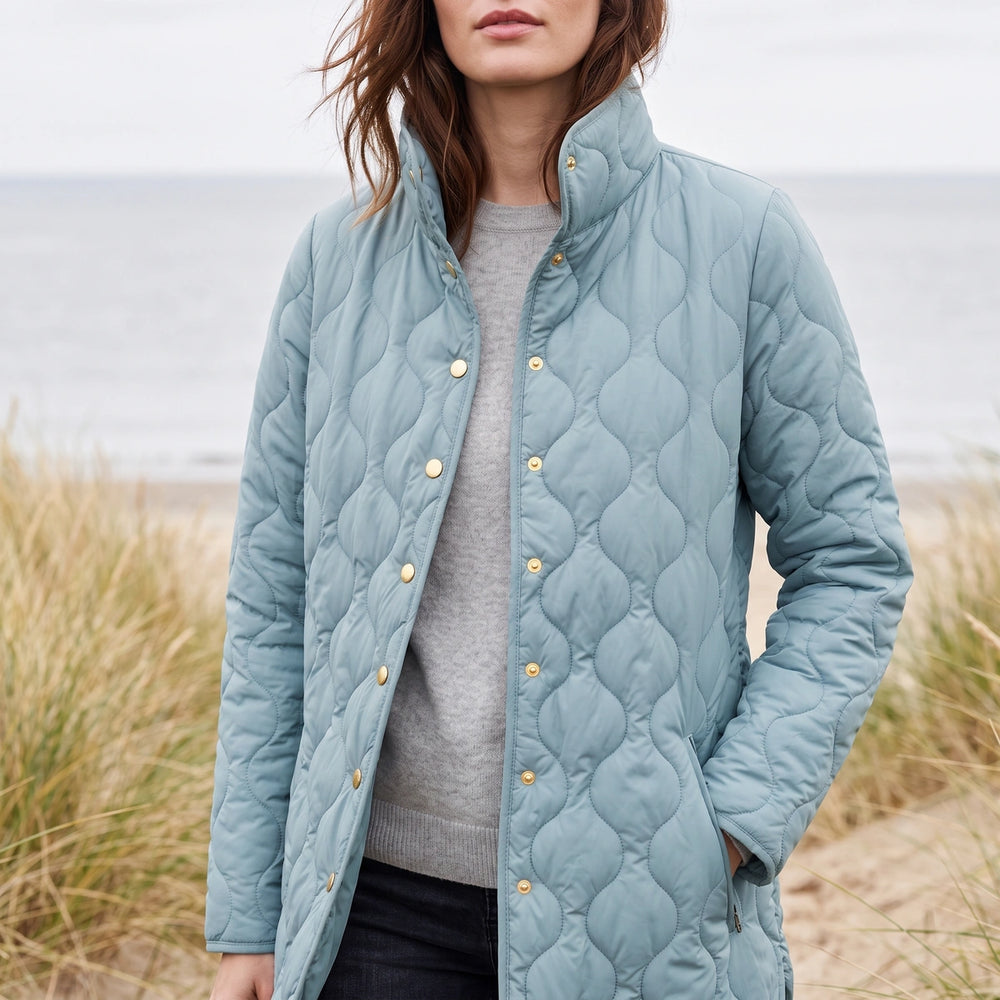 Rosalind Lightweight Quilted Jacket - Blue