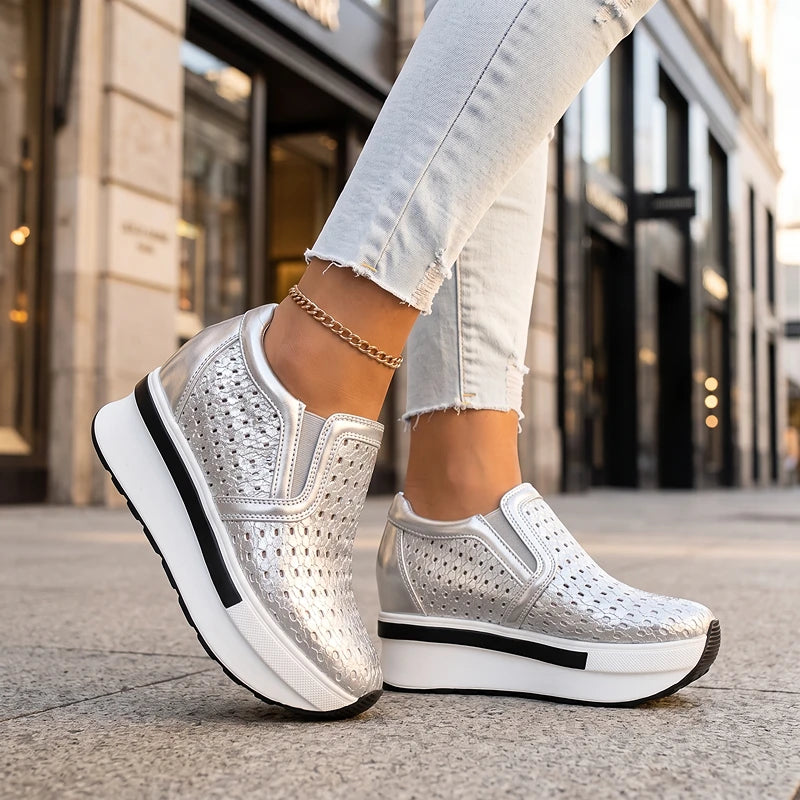 Lucie Wedge Sneakers