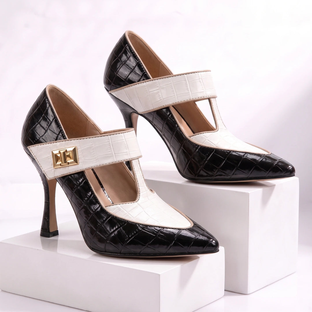 Romy Croc Heels