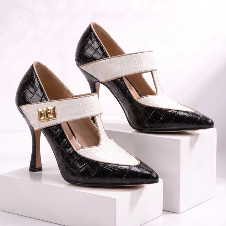 Romy Croc Heels