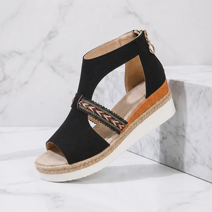 India Espadrille Wedges