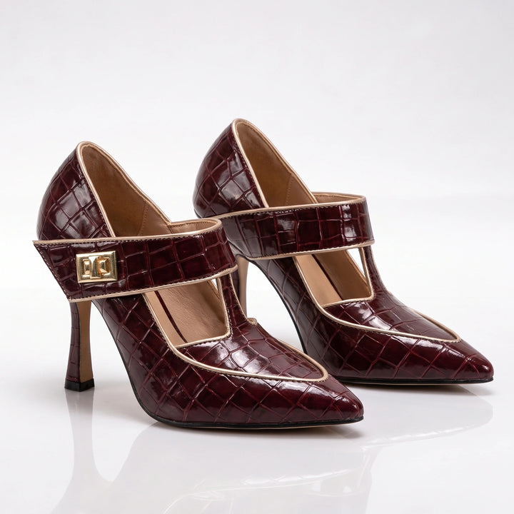Romy Croc Heels