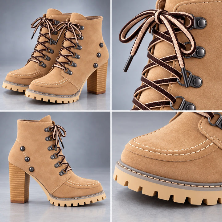 Donna Lace-Up Boots