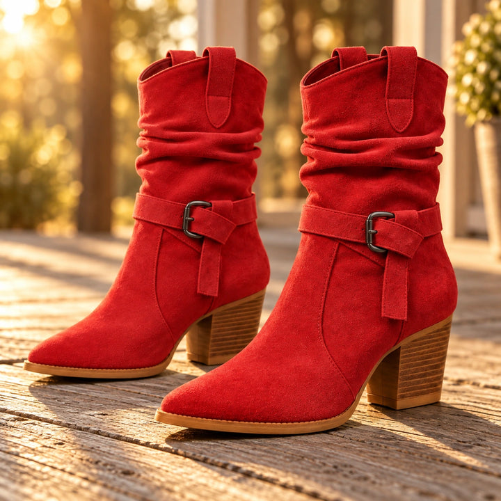 Mallory Suede Mid-Calf Boots