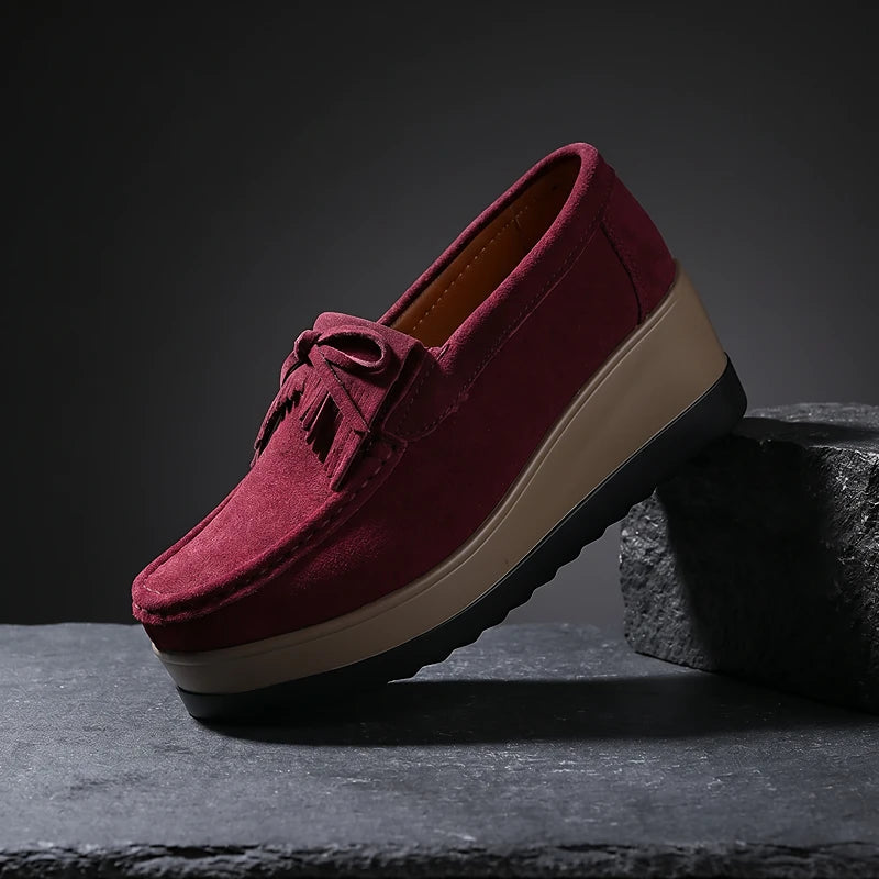 Faustine Suede Loafers
