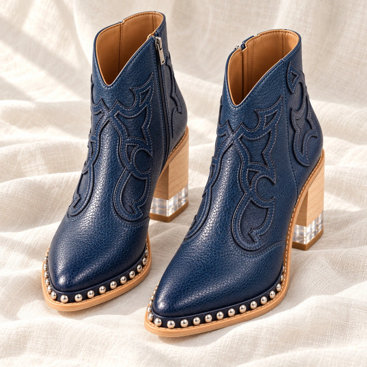 Sonia Leather Western Boots