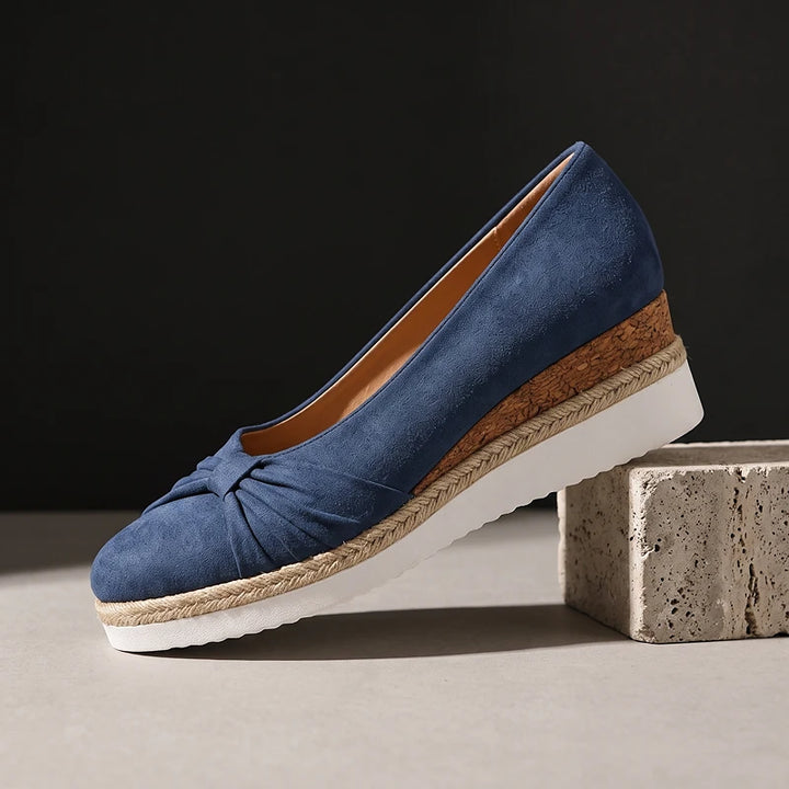 Elise Suede Wedges
