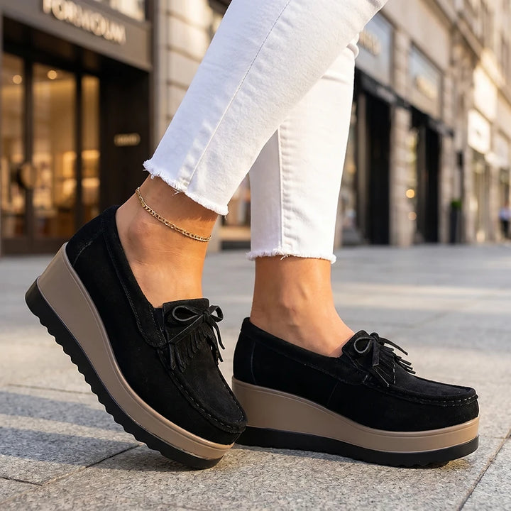 Faustine Suede Loafers