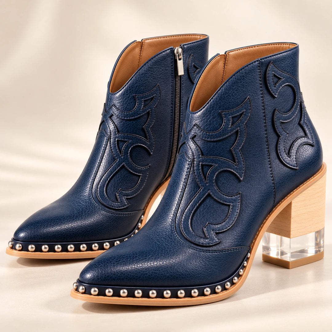Sonia Leather Western Boots