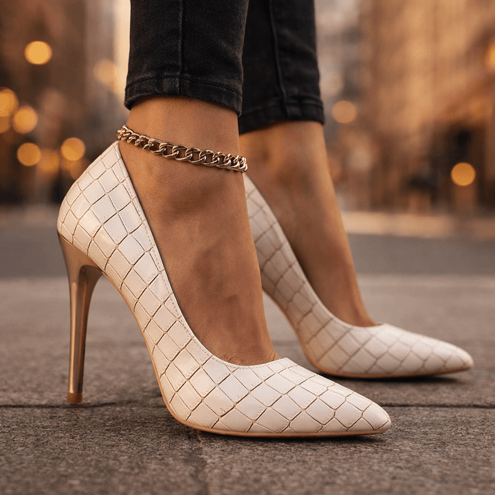 Aurea Gold Heels