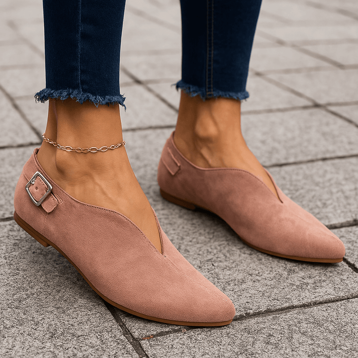 Bella Suede Loafers