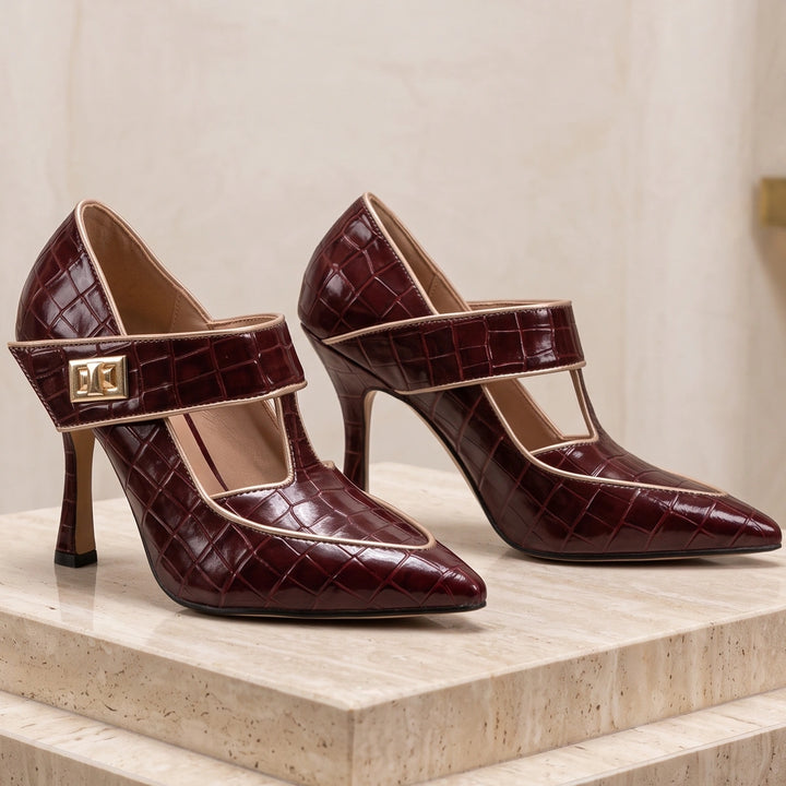 Romy Croc Heels