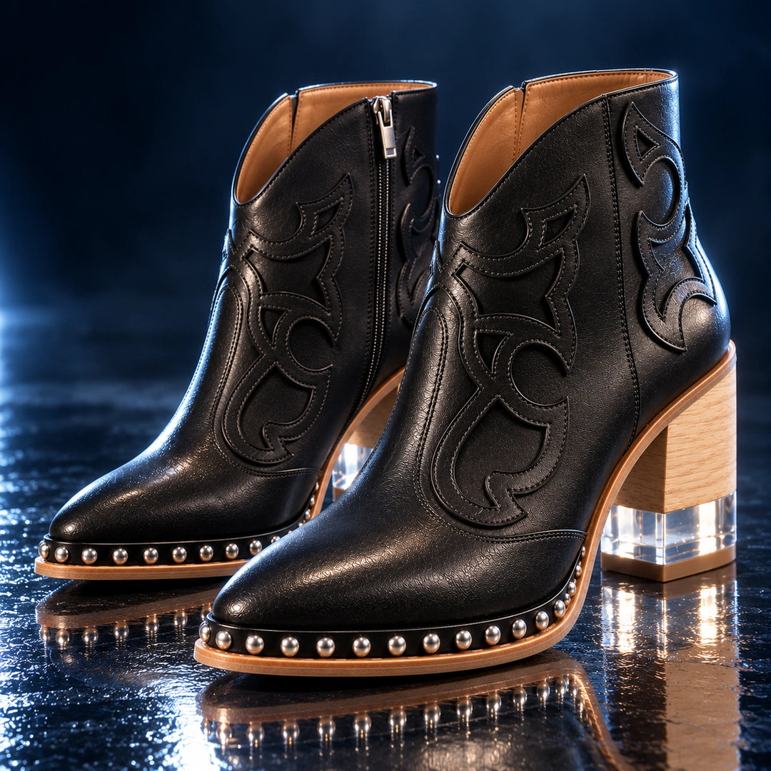 Sonia Leather Western Boots