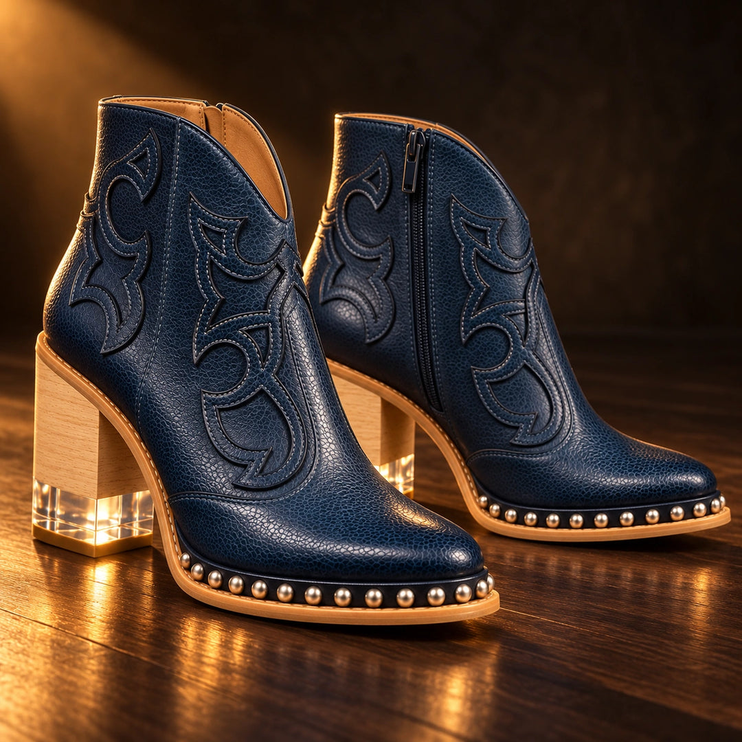 Sonia Leather Western Boots