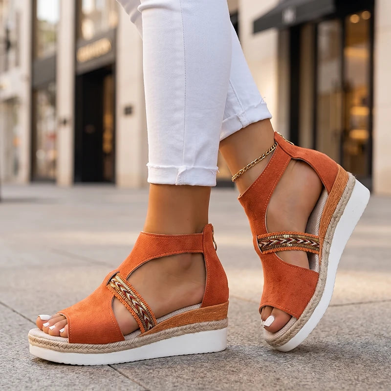 India Espadrille Wedges