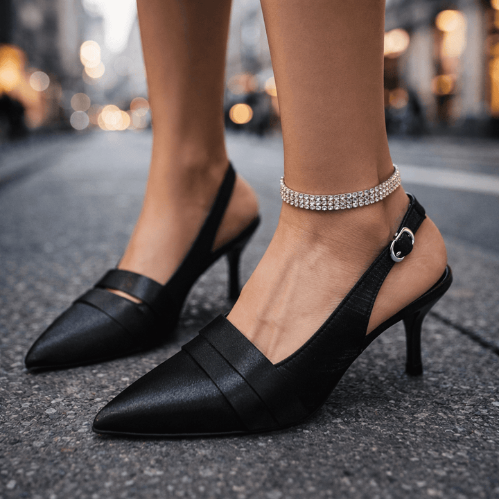 Nira Satin Heels