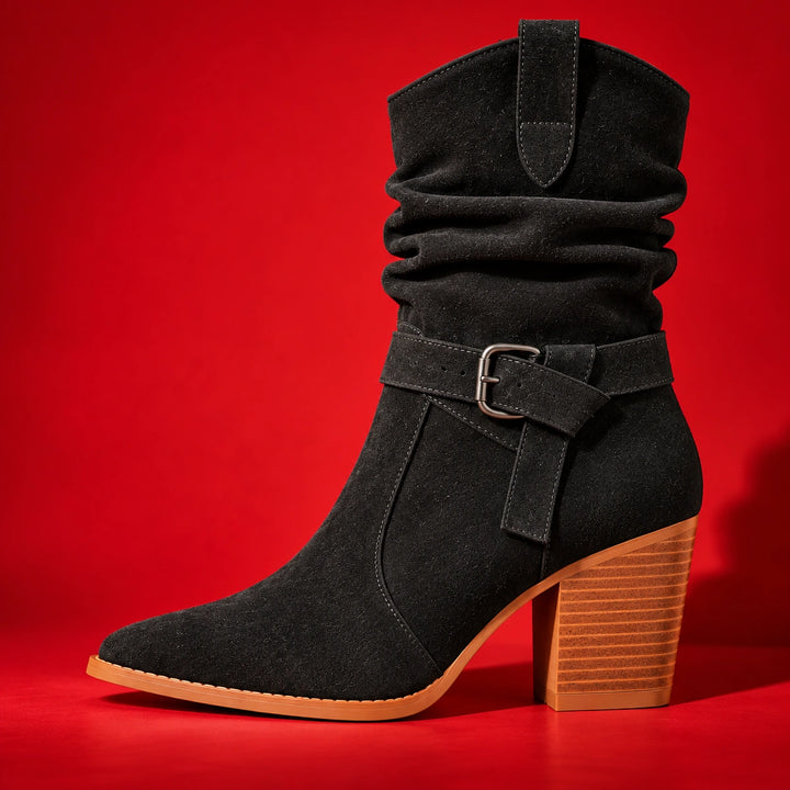 Mallory Suede Mid-Calf Boots