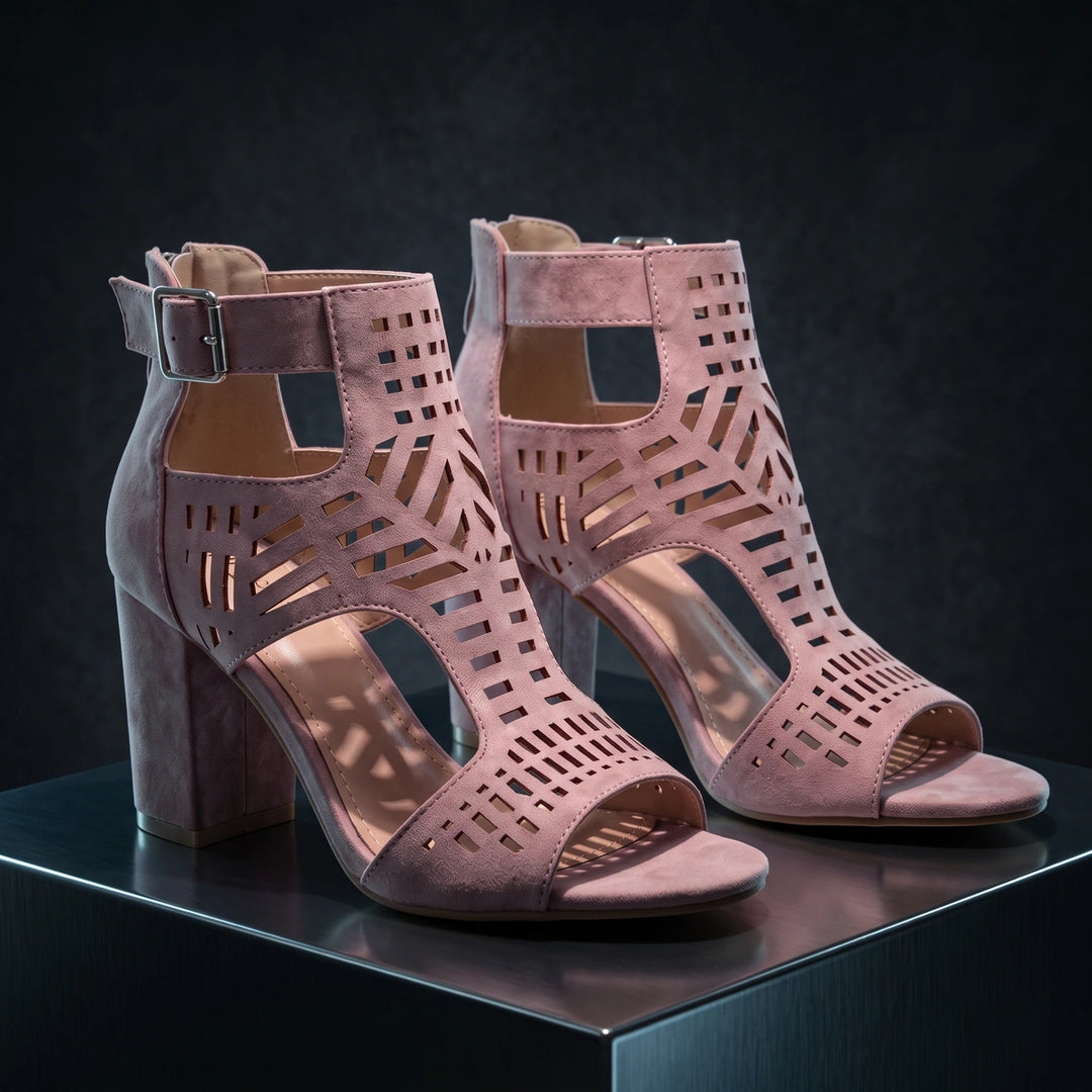 Lucie Leather Heels