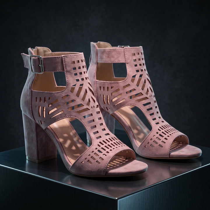 Lucie Leather Heels