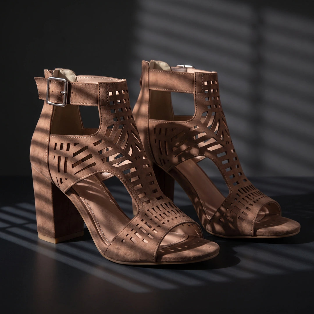 Lucie Leather Heels