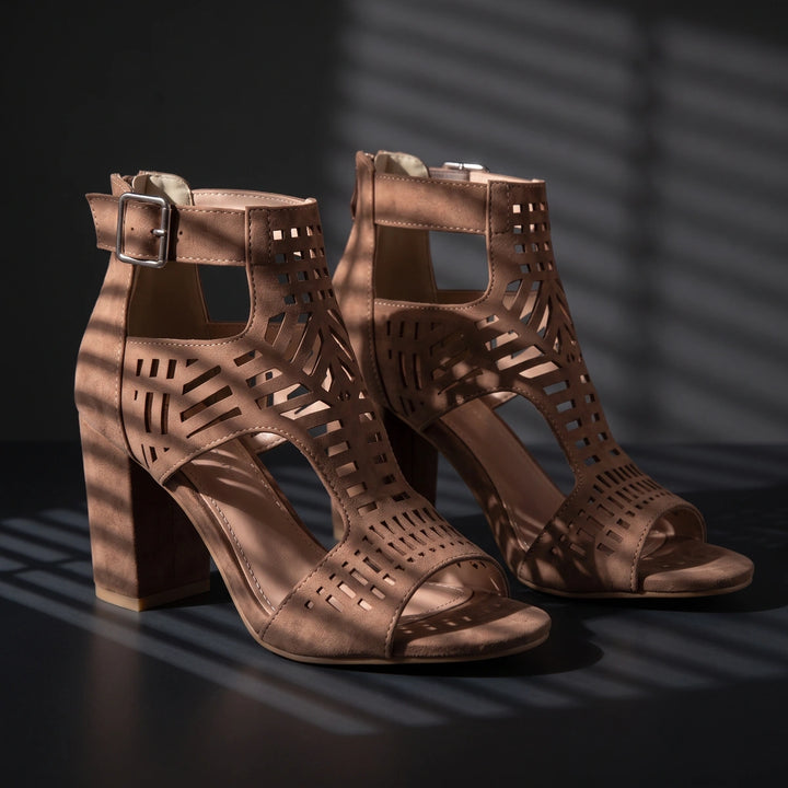 Lucie Leather Heels