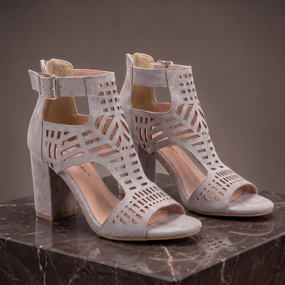 Lucie Leather Heels