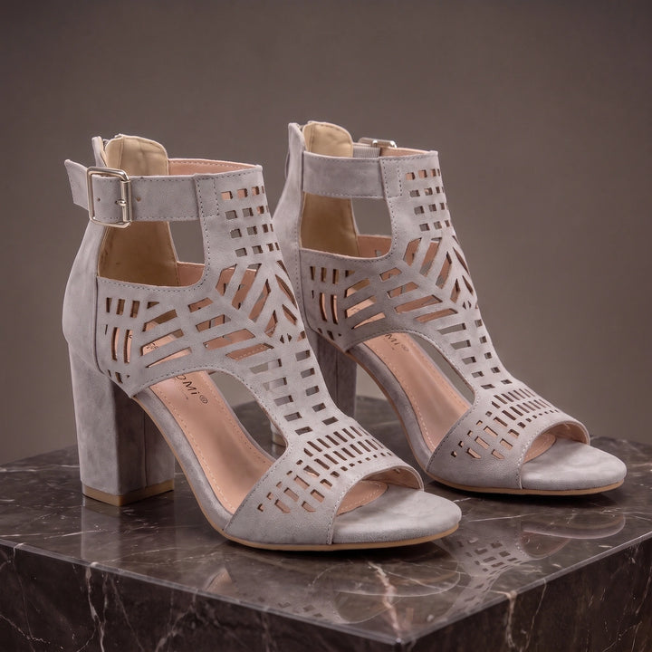 Lucie Leather Heels
